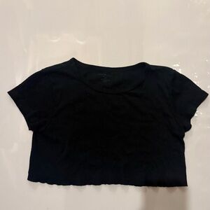 Brandy Melville Black Crop Top